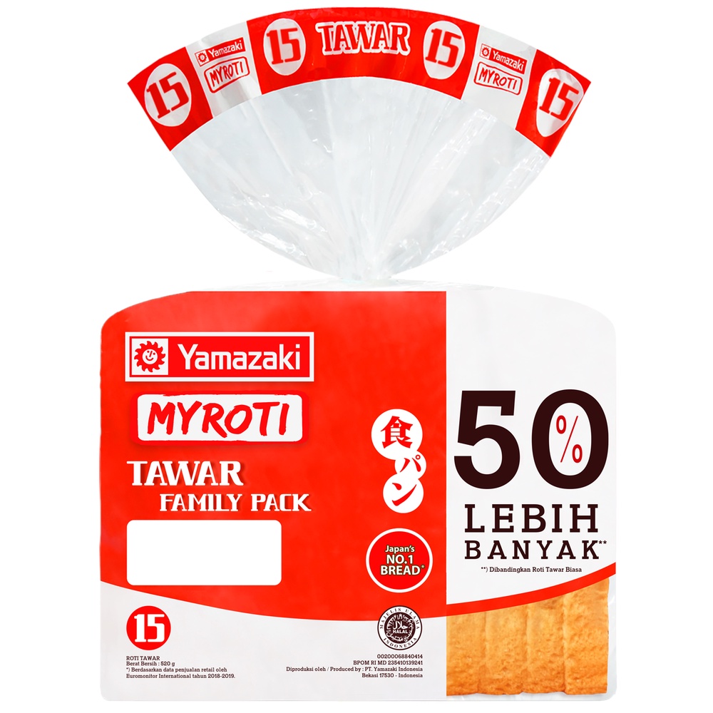 

YAMAZAKI MYROTI Roti Tawar Family Pack