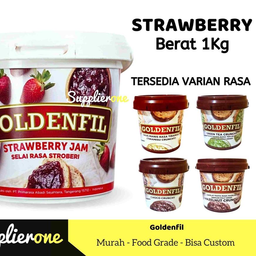 

Diskon✔️Goldenfil GreenTea Crunchy / Selai Roti Bakar / Toping Roti / Selai Roti / Selai Coklat /Olesan Roti|SQ7