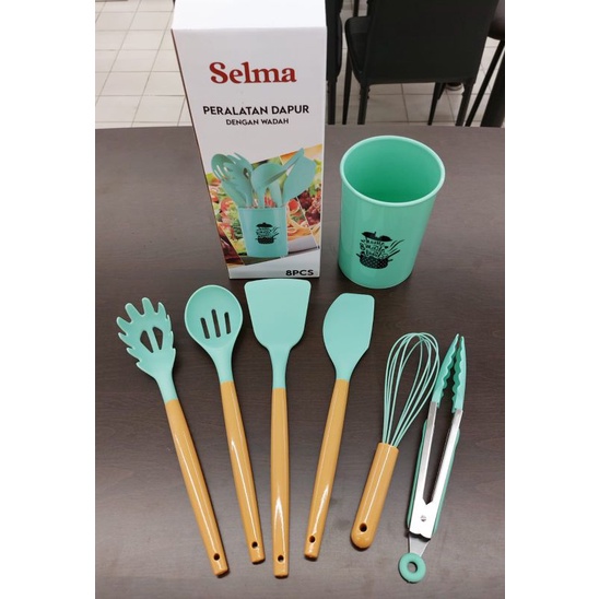 spatula set selma informa(peralatan masak) kiara kitchen tools