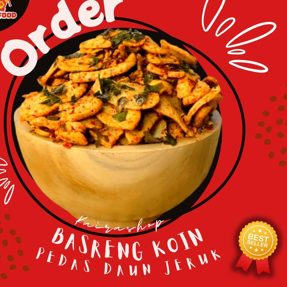

Barang Laris 500 gr BASRENG KOIN | BAKSO GORENG KOIN | PEDES DAUN JERUK | ORIGINAL DAUN JERUK!