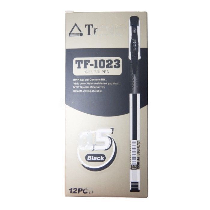 

TRIFELO Pulpen Gelpen Tinta Hitam 0,5 mm (TF-1023 )