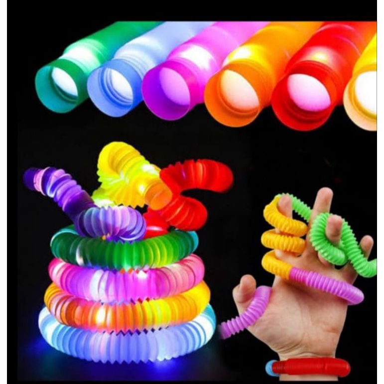 pipa selang LED / POP TUBES LED / MAINAN ANAK LED