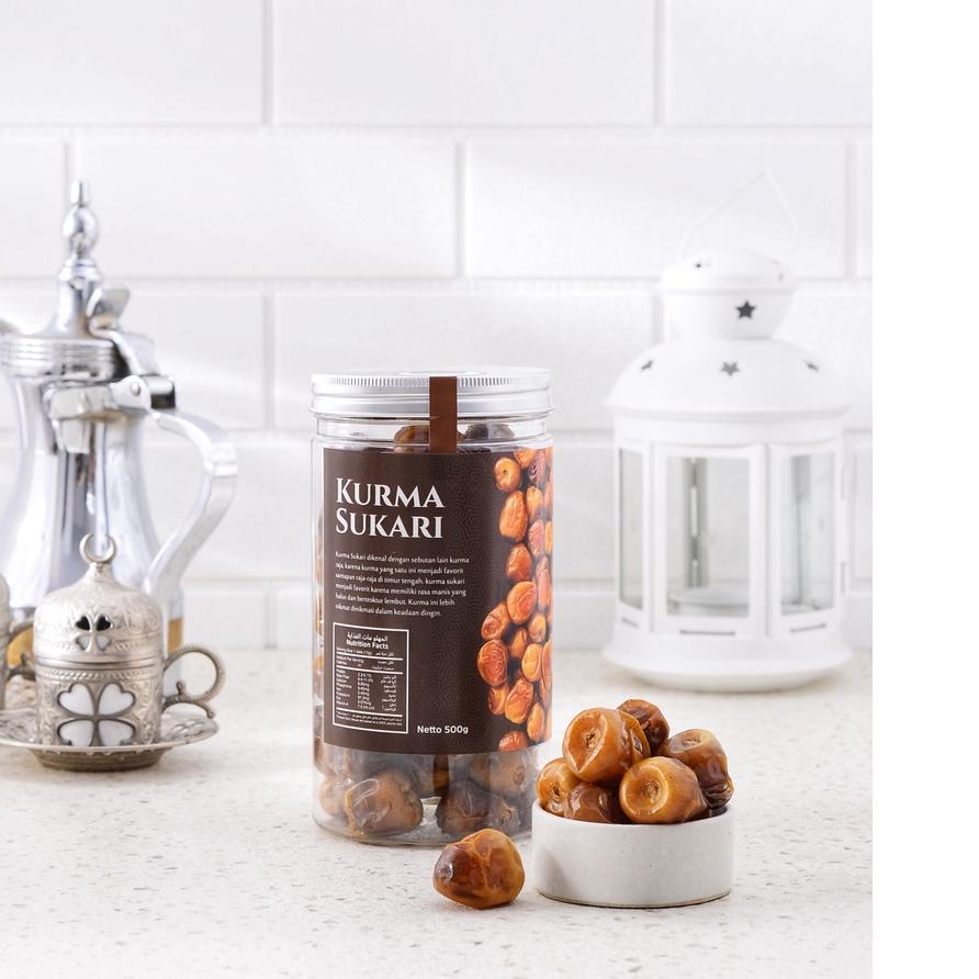 

✨10.10✨ Kurma Sukari Premium 500gr Kurma Sukkari Basah Original Lembut Kurma Raja buruan