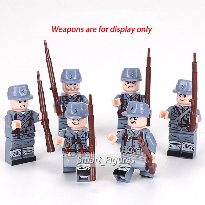 Mainan Mini Figures Blok Bangunan Partikel Kecil Acak