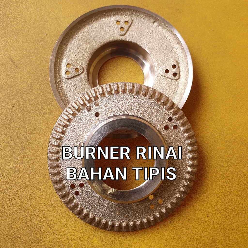 BURNER KUNINGAN KECIL KOMPOR GAS RINNAI 511 522 C E 602 603 E ORIGINAL