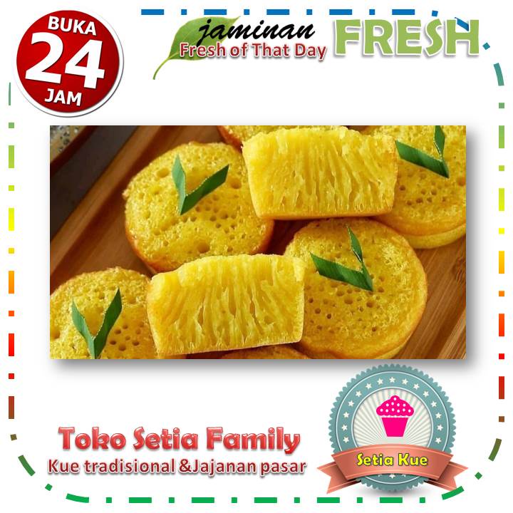 

Kue Subuh / Kue Tradisional / Kue Pasar - Bika Ambon