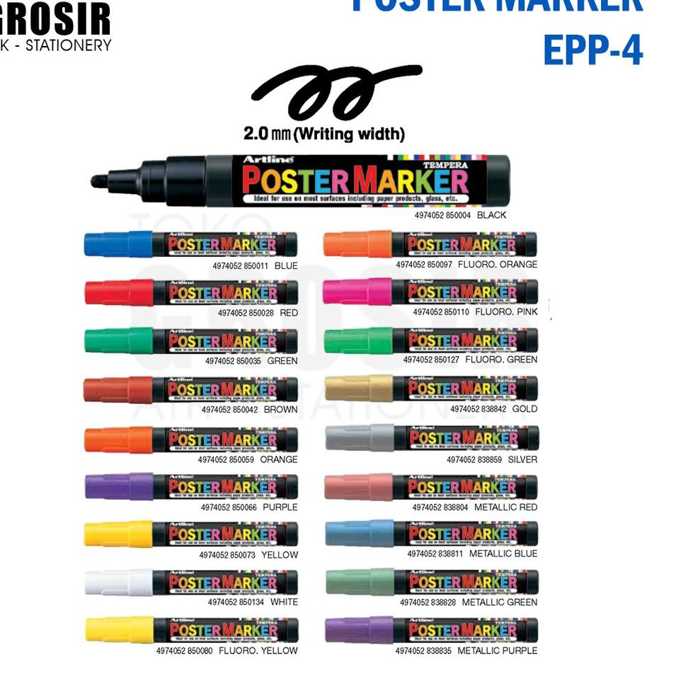 

そ GROSIR Spidol Poster Marker EPP-4 ノ