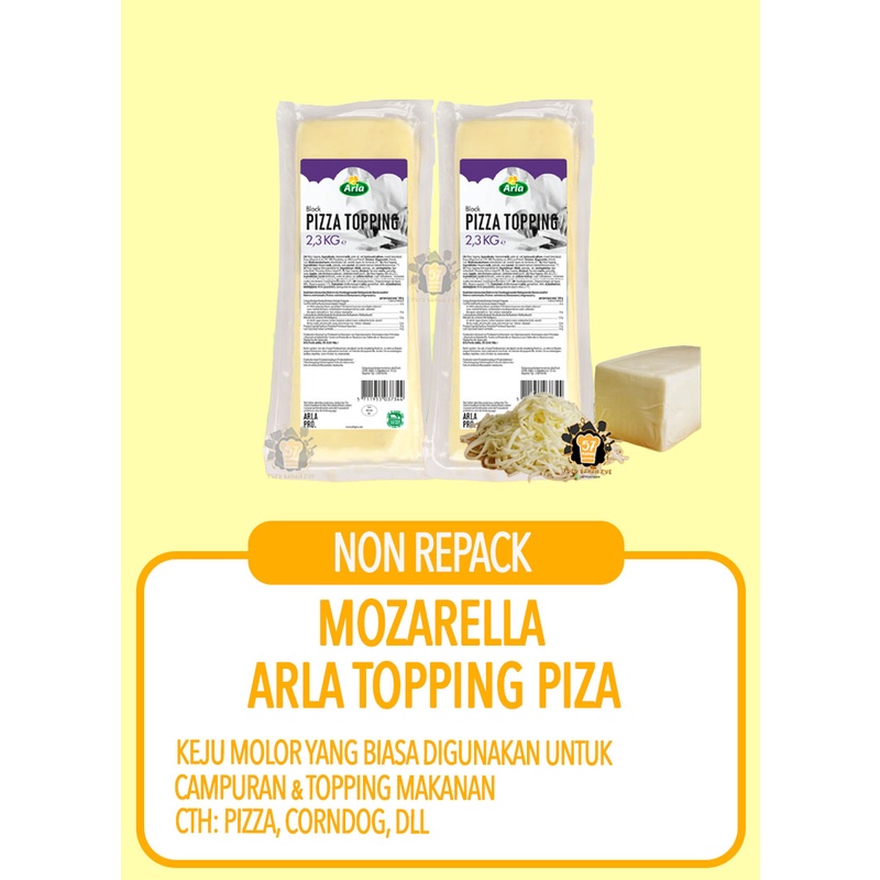 

KEJU MOZARELLA ARLA PIZZA TOPPING 2.3KG