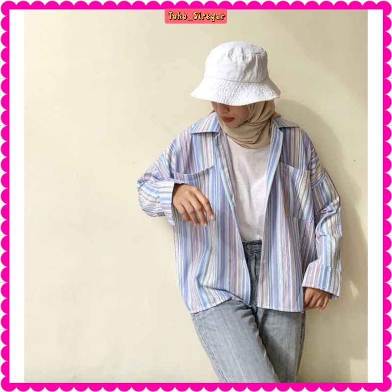 PICATO OVERSIZE CANDY SHIRT ALL SIZE LD 120