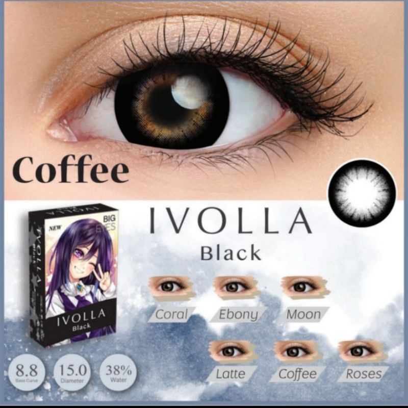 Ivolla By Eos Softlens Warna dan black