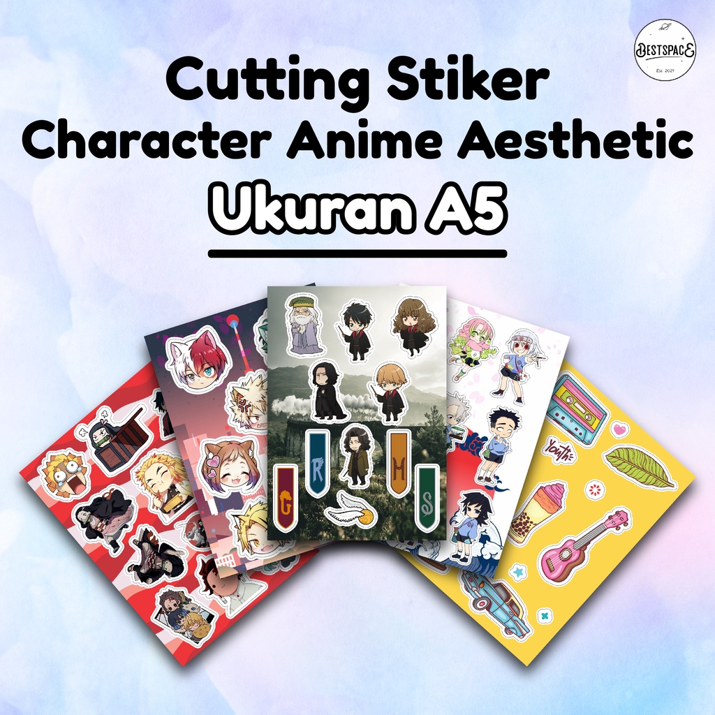 

Stiker Aesthetic Character Anime Harry Potter / Stiker Case Hp / Stiker Tumbler / Stiker Laptop Ukuran A5 + Cutting [BESTSPACE.ID]