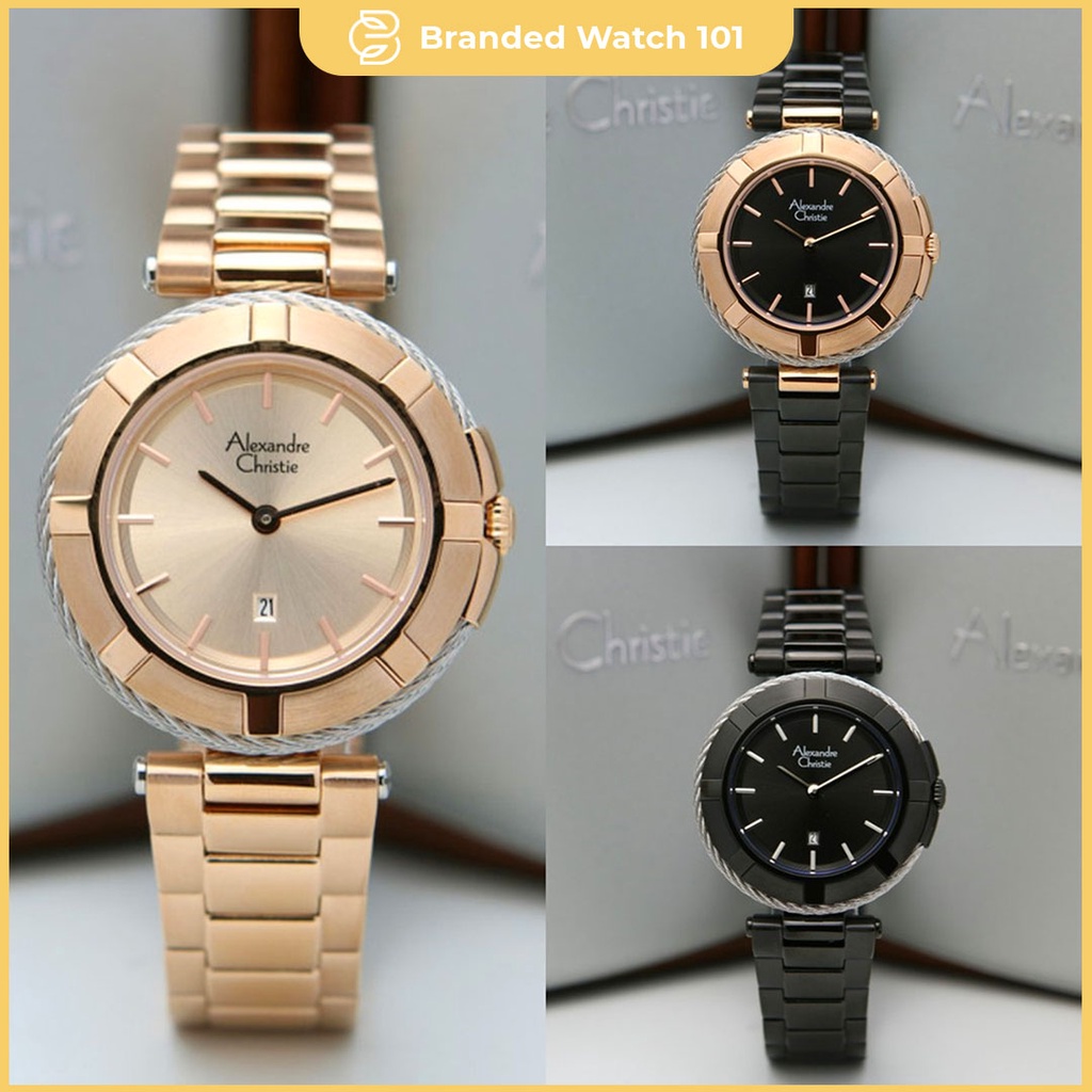 ORIGINAL Jam Tangan Wanita Alexandre Christie AC 2867 / AC2867 Garansi Resmi 1 Tahun