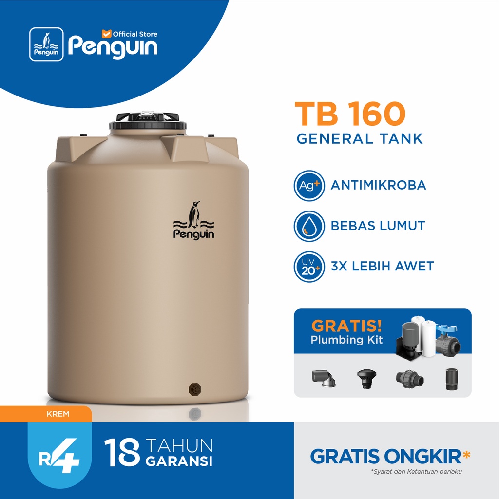 Penguin Tangki | Toren | Tandon Air TB 160 1500 liter