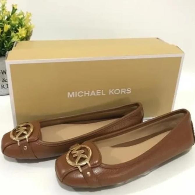 Michael Kors Fulton Luggage Shoes Flat Shoes Woman