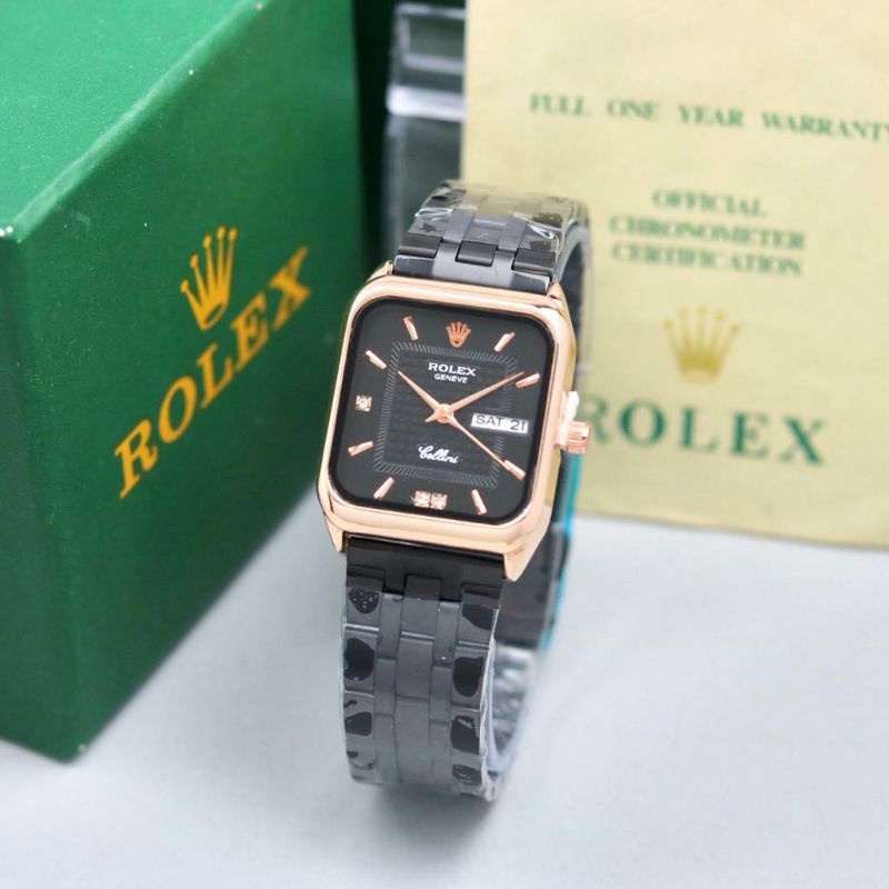 Jam Tangan Rolex Pria Wanita Rantai Stainliss Outdoor Jam Tangan Fashion Terlaris