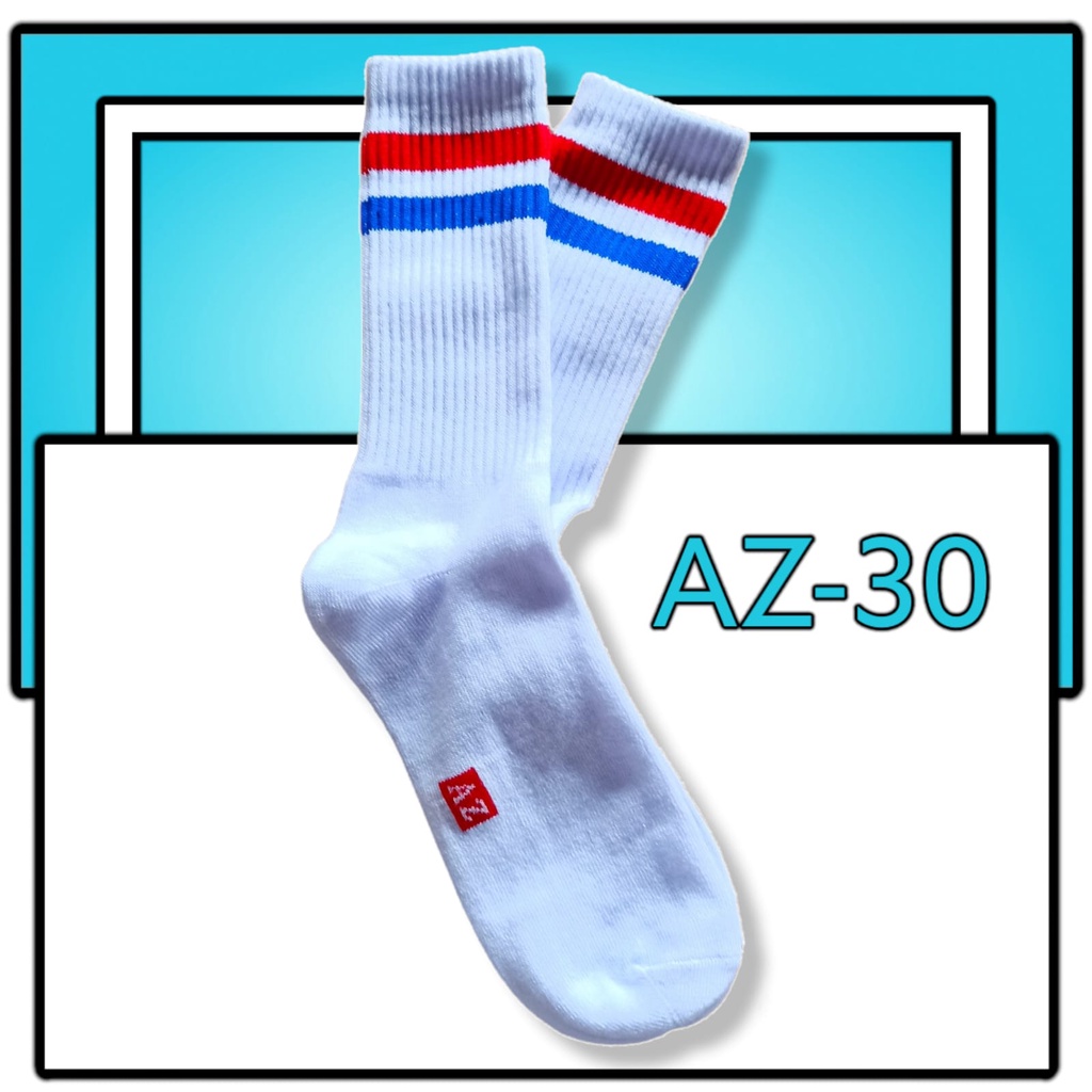 [BIG SALE] Kaos Kaki Motif Skate Oldschool -KODE AZ PREMIUM SOCK