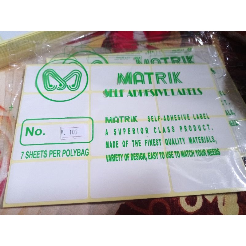 

Label nama undangan (1 pck isi 7lembar)