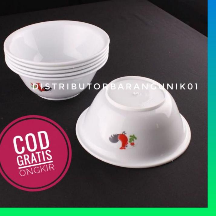 Terpercaya mangkok plastik ayam jago 1lusin