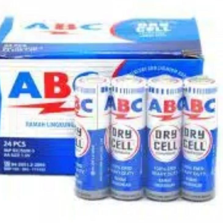 Belanja Mantap--batre ABC biru kecil AA 1bok isi 24