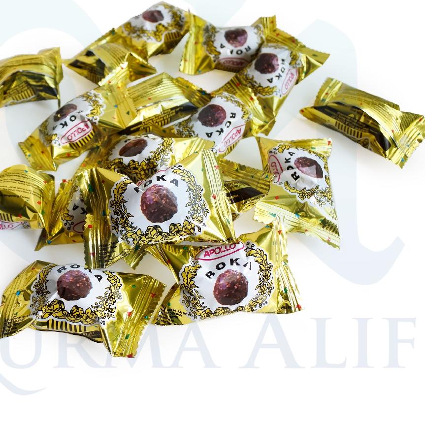 

limited Edition✔️Roka Apollo Wafer Ball Coklat Isi 70 Pcs Original|SQ2