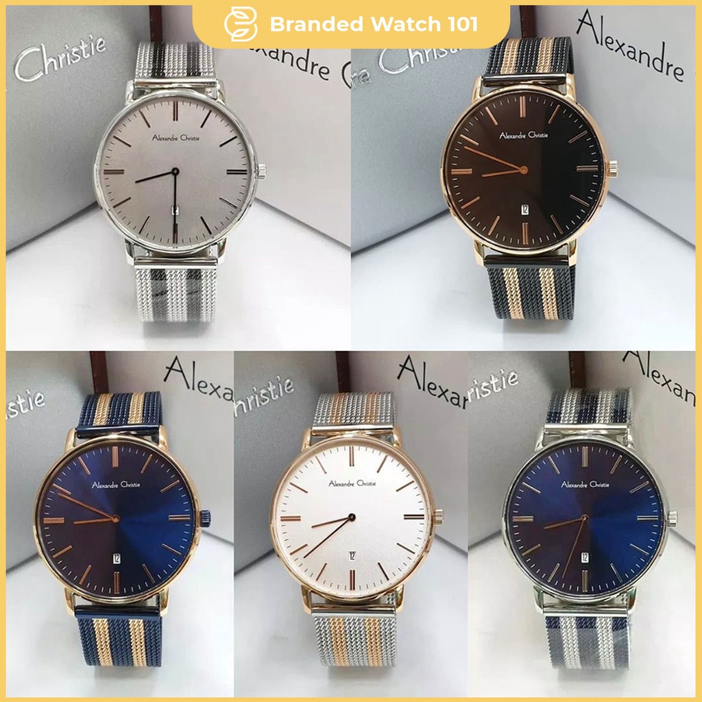 ORIGINAL Jam Tangan Pria Alexandre Christie AC 8582 / AC8582 Garansi 1 Tahun