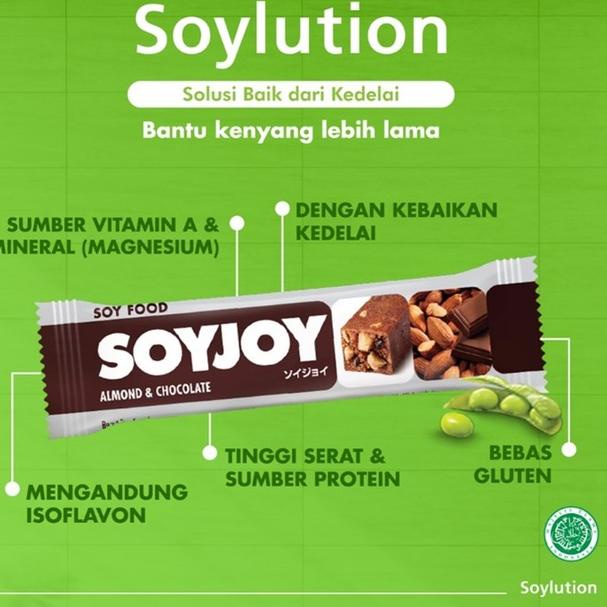 

TERLARIS BRANDS FESTIVAL Soyjoy Snack Bar Almond & Chocolate 30 gr x 2 murah