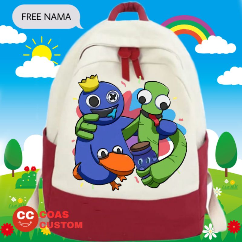 TAS RAINBOW FRIENDS TAS RANSEL ANAK SEKOLAH SD