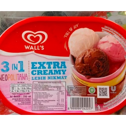 

Ice Cream Walls 3 in 1 Neopolitana 350 ml