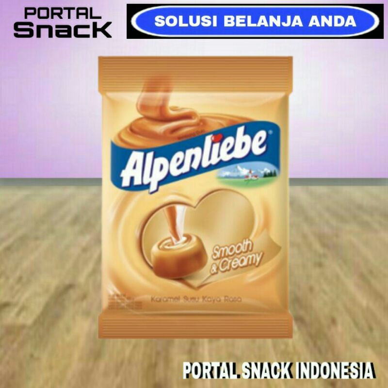 

ALPENLIEBE Permen rasa caramel 125gr isi 50 butir