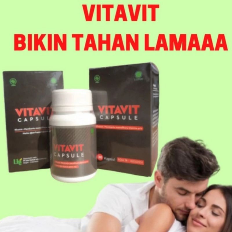 Vitavit Capsule Suplemen Herbal Pria Bikin Tahan Lama