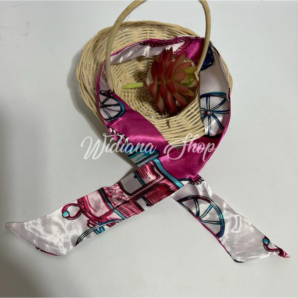 Syal Satin Mini Scraf acc tas