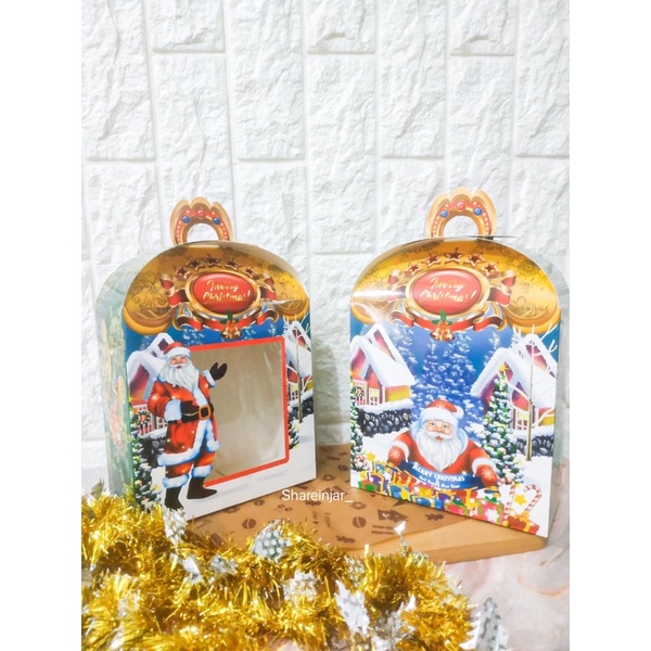 

Gable Box Christmas Kotak Packaging Hampers Kado Natal Bisa Untuk 2 Jar #2