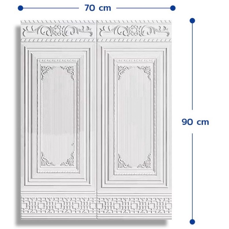WALLPAPER FOAM 3D MOTIF STICKER DINDING 3D MOTIF