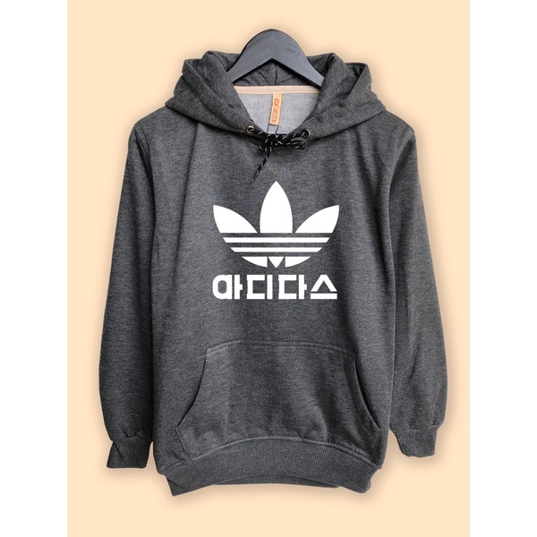 Jaket Hoodie Adidas Korea Logo