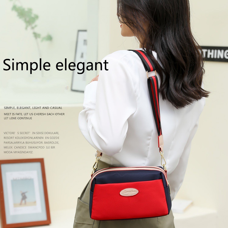 TAS SELEMPANG WANITA JINGPIN IMPORT ANTI AIR MERAH RENUMI TA665R1 PREMIUM FASHION SLING BAG KECIL CEWEK KOREA REMAJA KEKINIAN BRANDED BATAM SIMPLE CASUAL