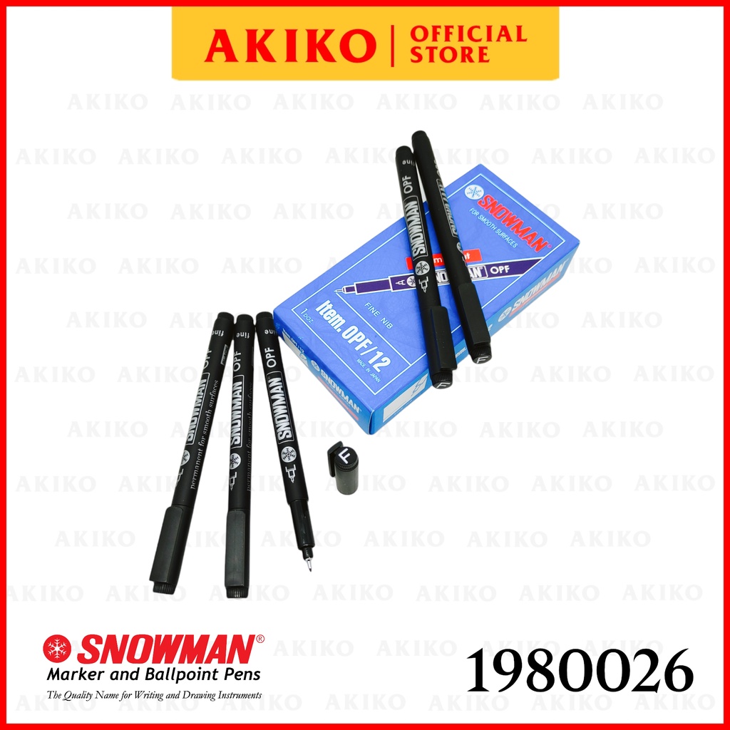 

Spidol Ohp Batangan Fine Hitam Snowman
