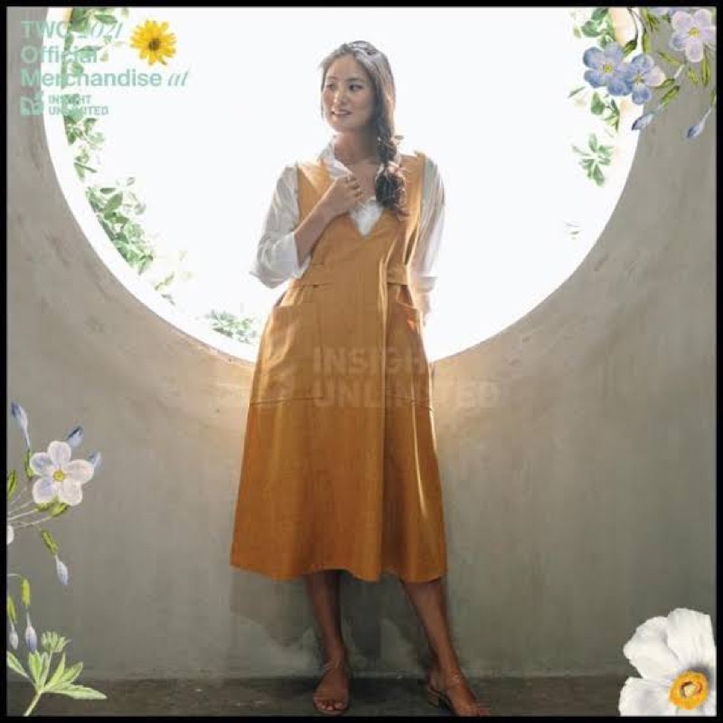 [Ready] Maven TWC Kellan Dress in Curry