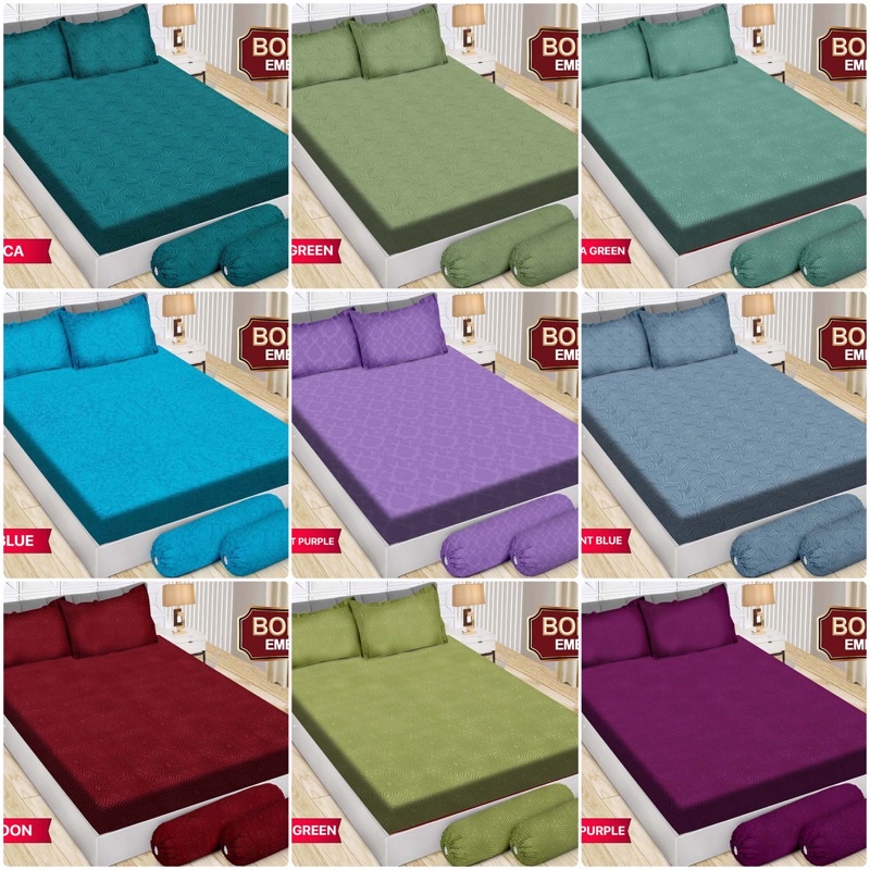 (BISA COD) SPREI BONITA EMBOS UK 180*200 CM DIJAMIN TIDAK LUNTUR