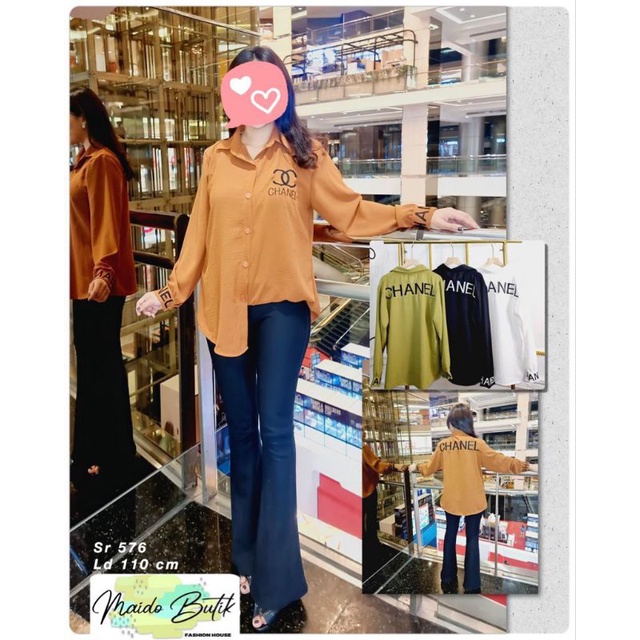 TOP CRINGKEL CHAN*EL IMPORT PREMIUM // KEMEJA IMPORT PREMIUM // ATASAN IMPORT PREMIUM BKK // FASHION IMPORT MURAH