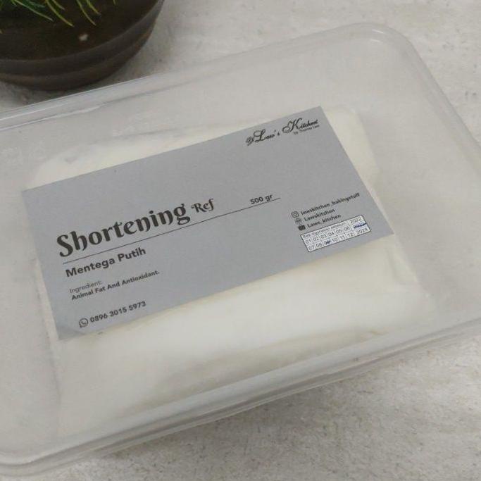 

Termurah dan terbaik shortening / mentega putih 500gram merk REF enak tidak tengik tidak berbau !!!