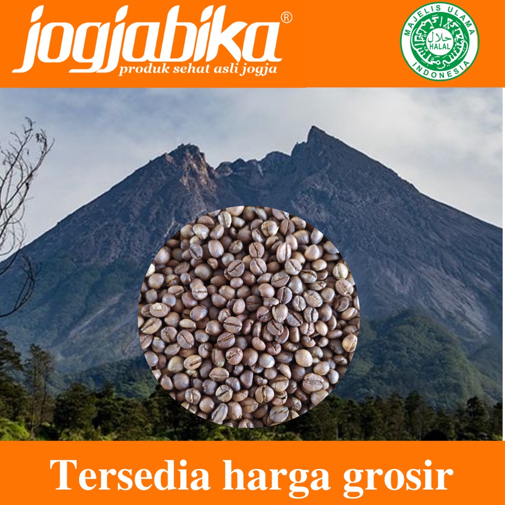 

Jogjabika Kopi Liberika Excelsa Merapi Biji Sangrai Roasted Bean 1 Kg