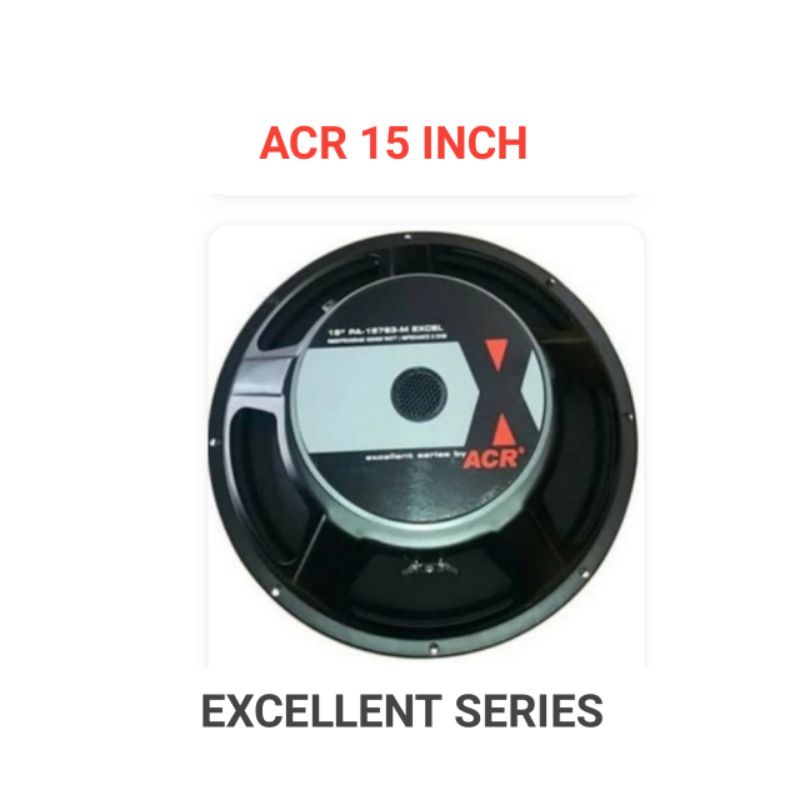 Speaker 15 inch ACR Excellent PA 15753 M, speaker 300-600 Watt.