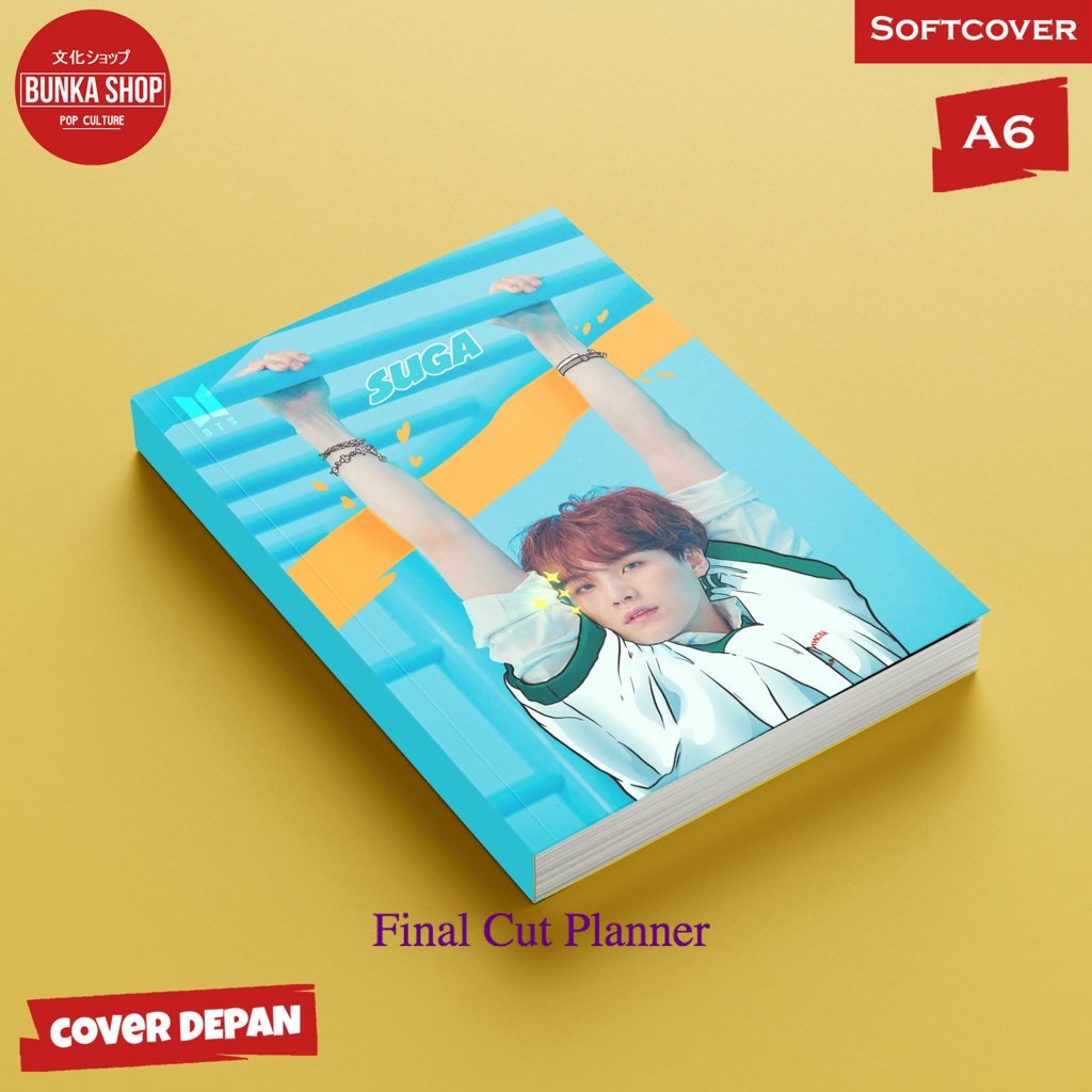 

Pocket Note KPOP BTS Suga Softcover A 6 Buku Tulis Catatan Notes Agenda Planner Jurnal .