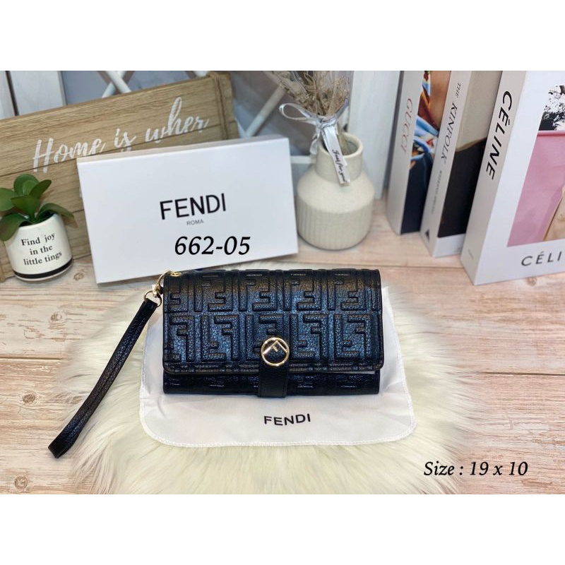 Dompet Panjang Kancing Kode 662 Import Free Box