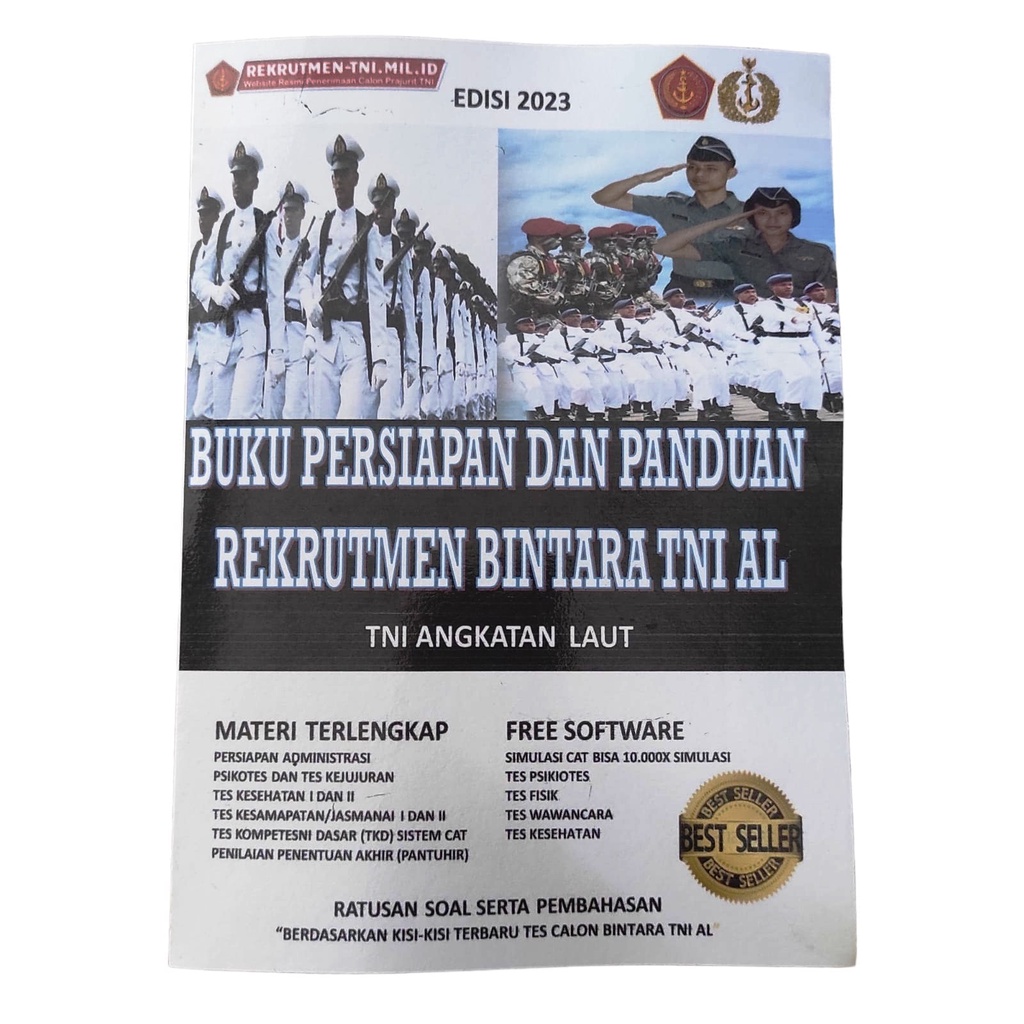 BUKU PANDUAN DAN PERSIAPAN REKRUTMEN BINTARA TAMTAMA TNI AL ANGKATAN LAUT 2022 2023