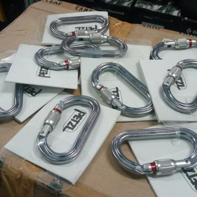 Petzl Ok Screw Lock - Carabiner / Carabiner Petzl Screw