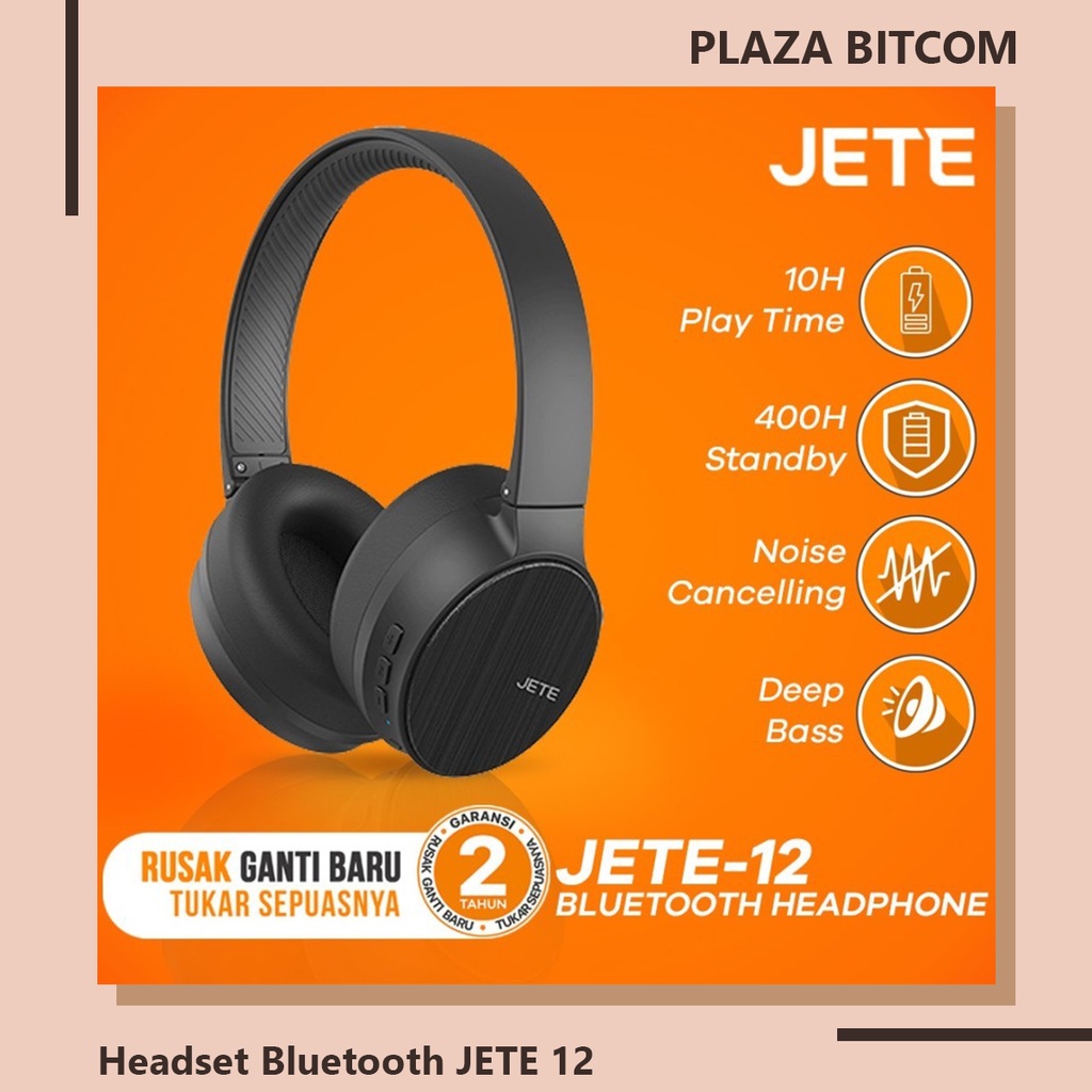 Headset Bluetooth JETE 12 / JETE 13 | BITCOM PLAZA