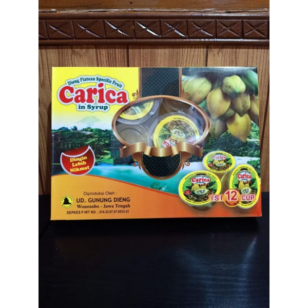 

Carica dus isi 12cup khas wonosobo 100%gula asli