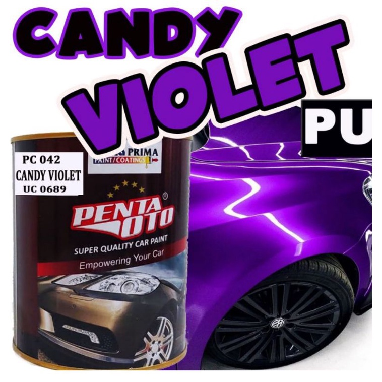 Cat PU Penta Oto Candytone Violet Cat Transparant Ungu 1 kg