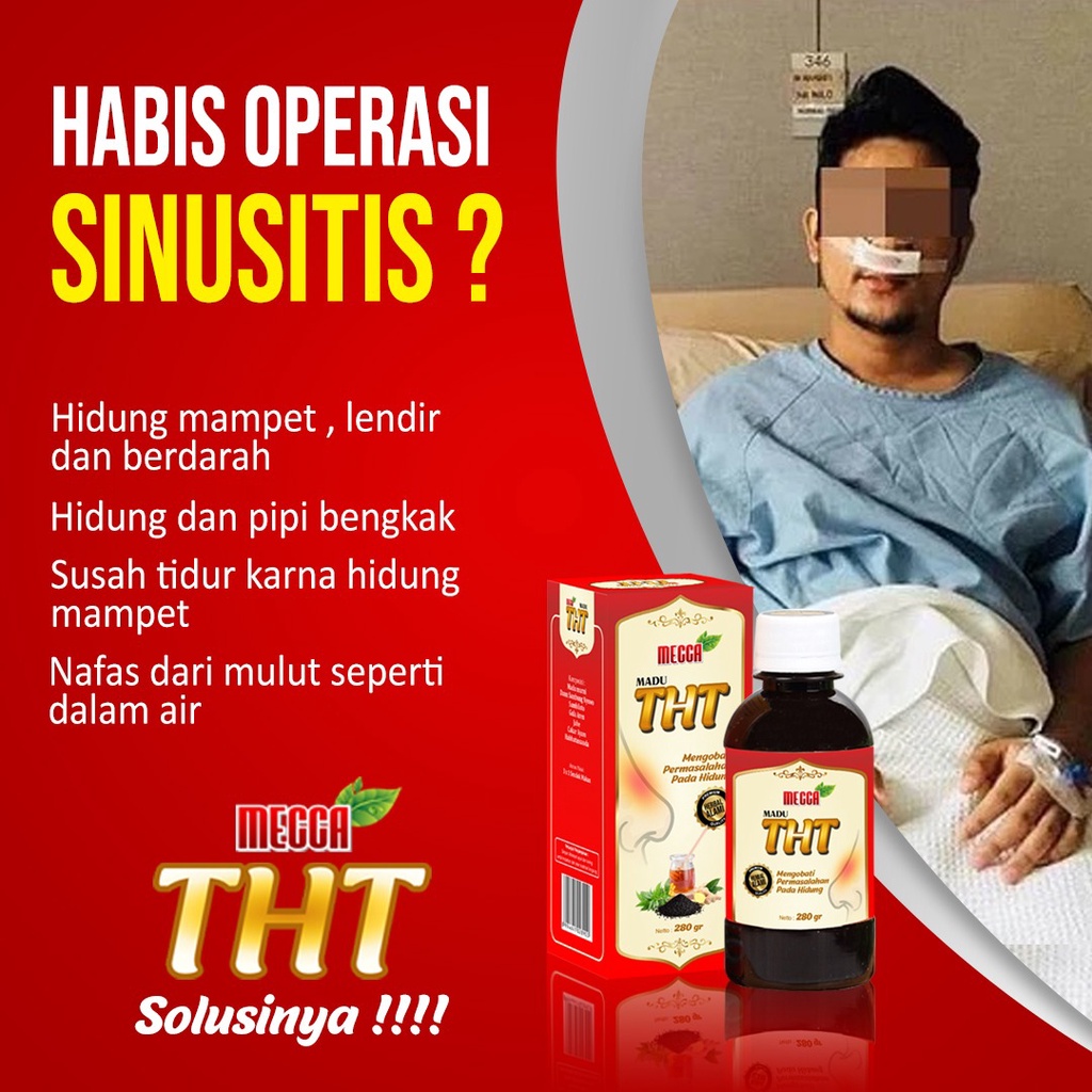 Madu Mecca Freshin  mecca THT Sinusitis- Madu Mecca THT Sinusitis dan Polip 280 gr Untuk Atasi Masalah Pernapasan, Polip, pilek, batuk, sinusitis, rhinitis permasalahan hidung